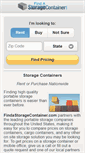 Mobile Screenshot of findastoragecontainer.com